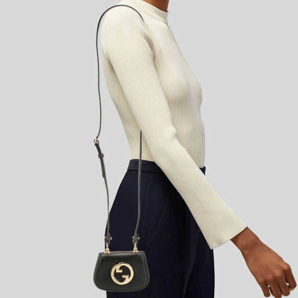 Gucci Blondie Mini Black Crossbody Sling Bag (With Double Box Packaging)