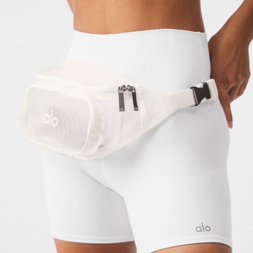 Alo Yoga White Fanny Pack Bag