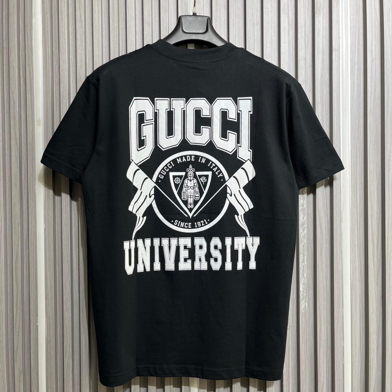 Gucci University Black T-shirt for Men