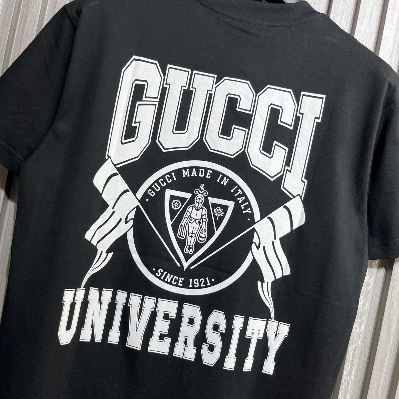 Gucci University Black T-shirt for Men