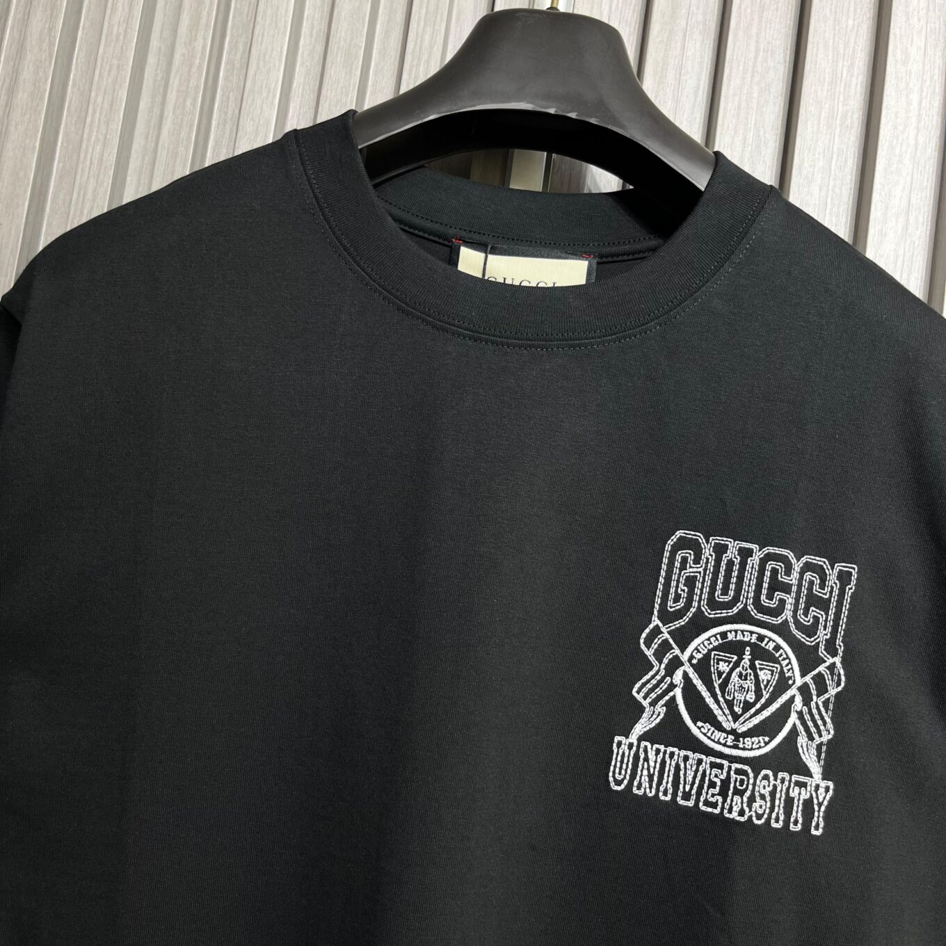 Gucci University Black T-shirt for Men