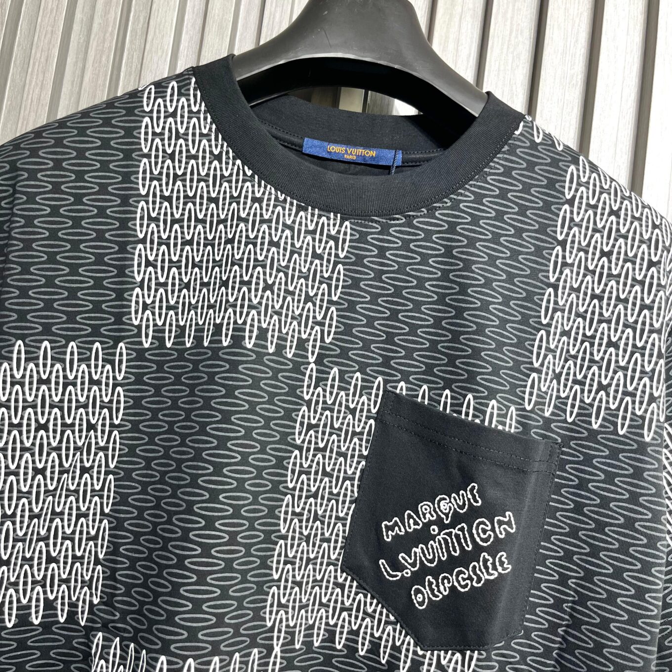 Louis Vuitton Graffic Black Tshirt For Men