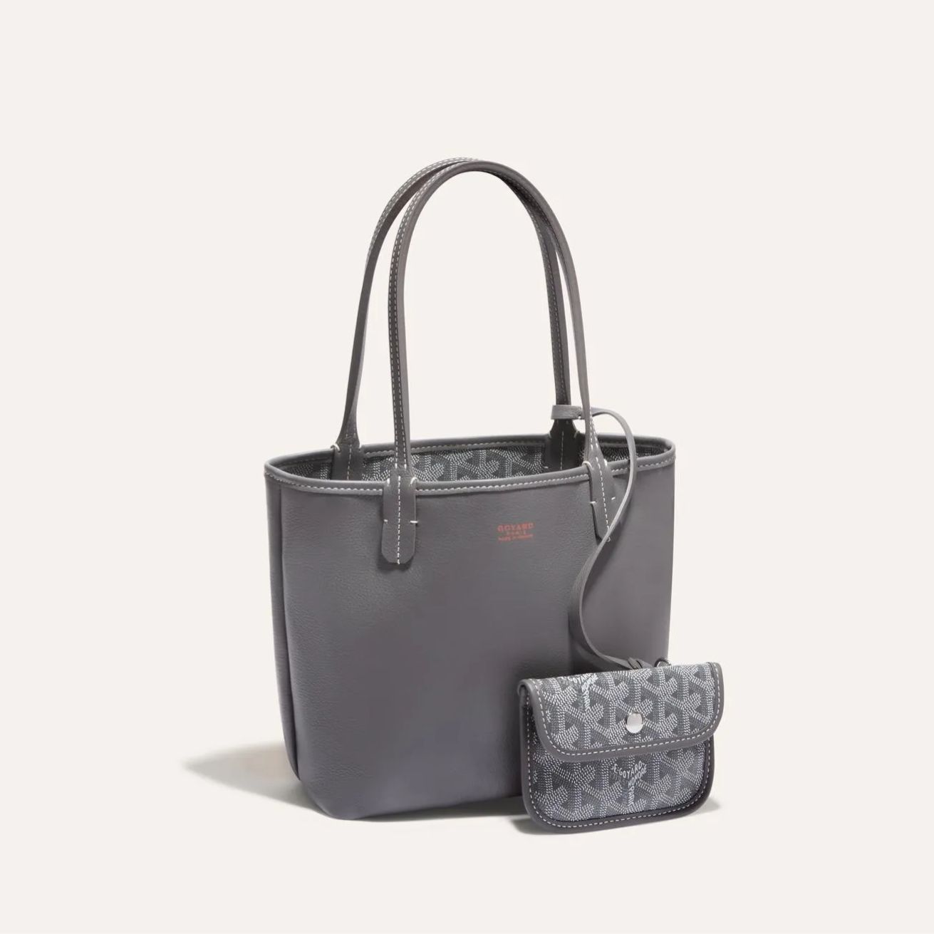 Goyard Anjou Mini Inside Out Grey Tote