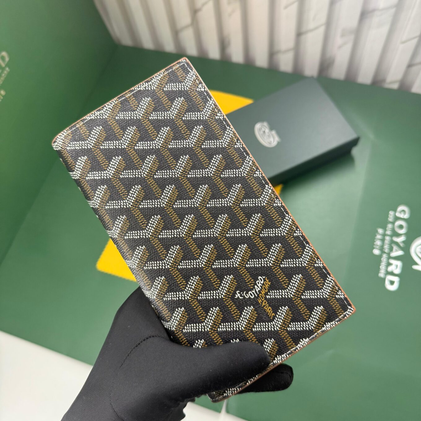 Goyard Grenelle Brown Long Premium Wallet