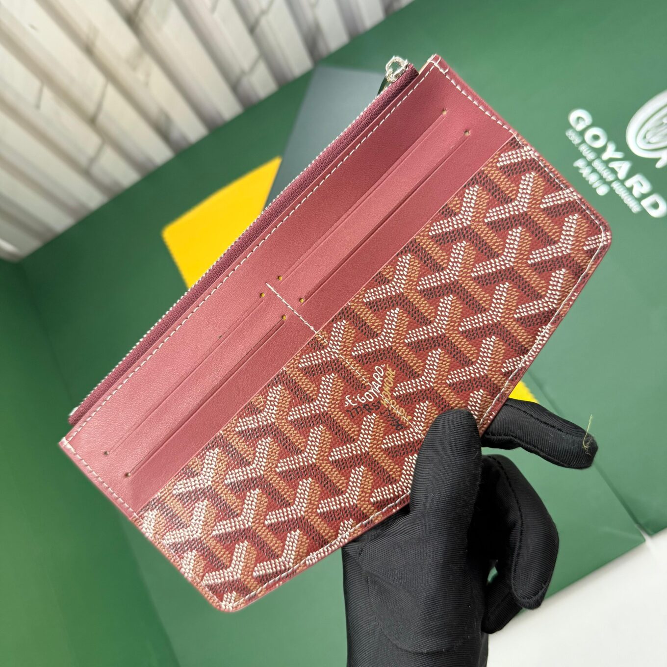 Goyard Insert Louise Red Premium card wallet