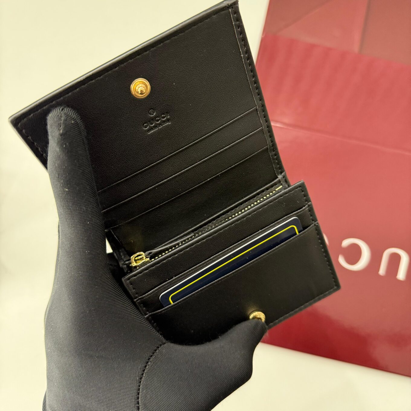 Gucci Softbit Premium Black Wallet