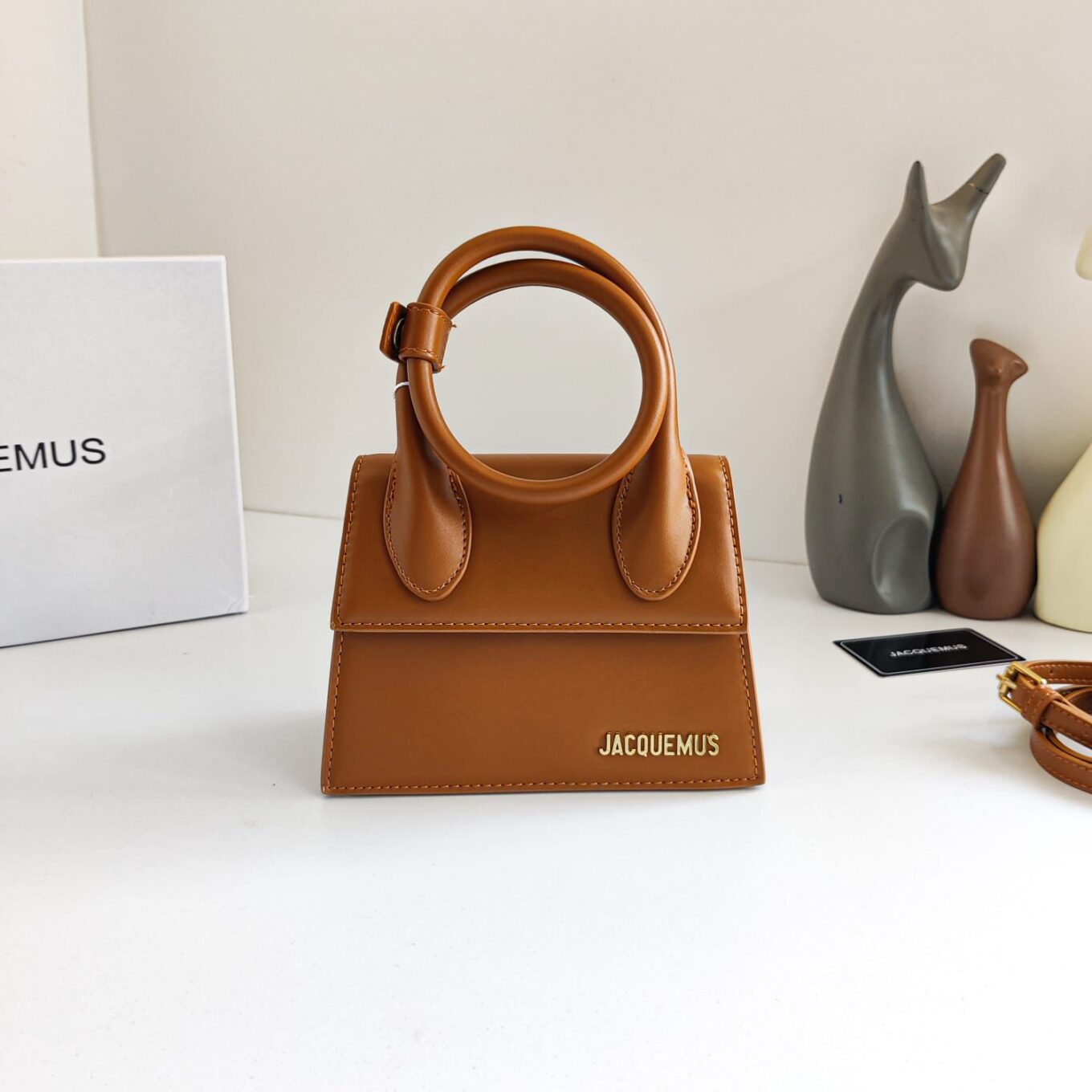 WhatsApp Image 2025-09-27 at 7.33.16 PM Jacquemus Chiquito Brown Handbag (With Box)