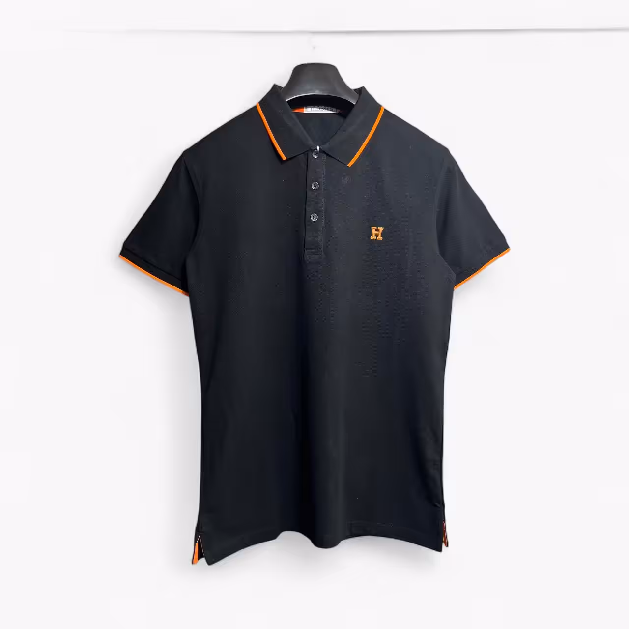 WhatsApp Image 2025-10-11 at 17.41.48 Hermes Black Polo Tshirt