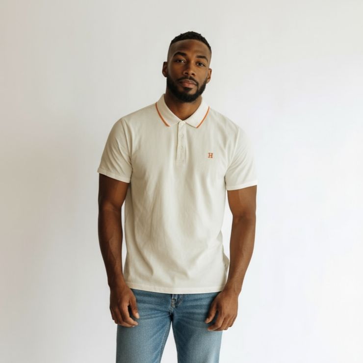 Hermes Off White Polo Tshirt