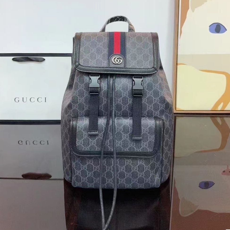 WhatsApp Image 2025-10-15 at 5.35.49 PM Gucci Ophidia Black and Ebony Supreme Backpack
