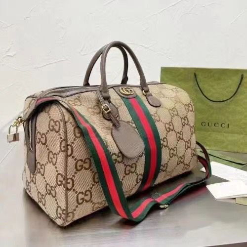 WhatsApp Image 2025-10-15 at 7.31.22 PM (1) Gucci Jumbo GG Monogram Duffle Bag