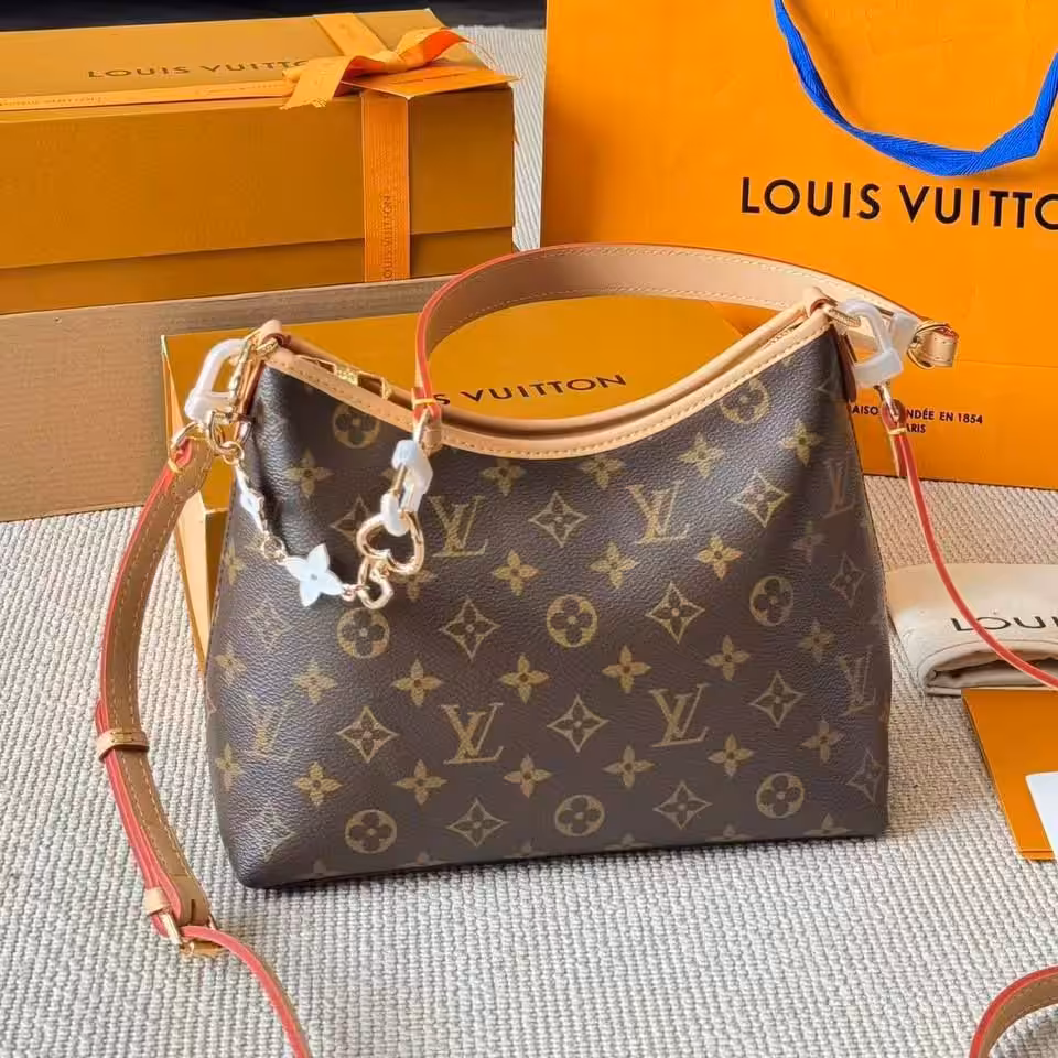 Louis Vuitton Carry All Premium Quality Hobo Bag (With Double Box)