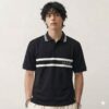 Gucci Black Strip Polo Tshirt