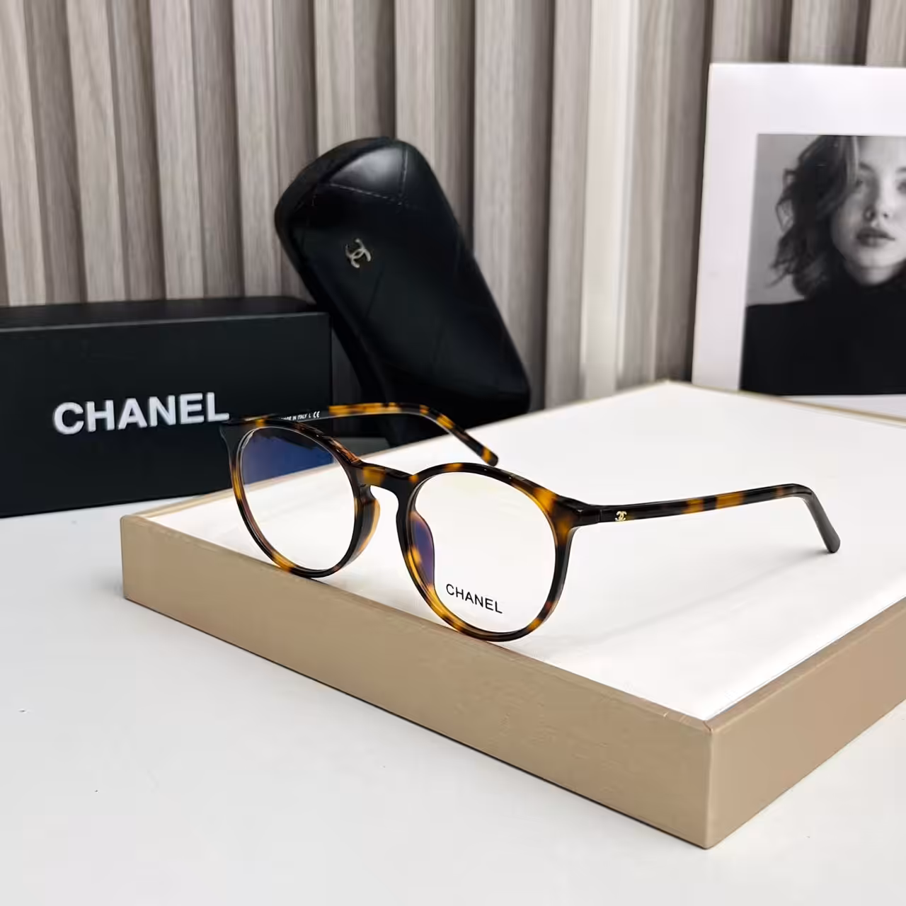 Chanel Round Frame Womens Premium Eyeglasses