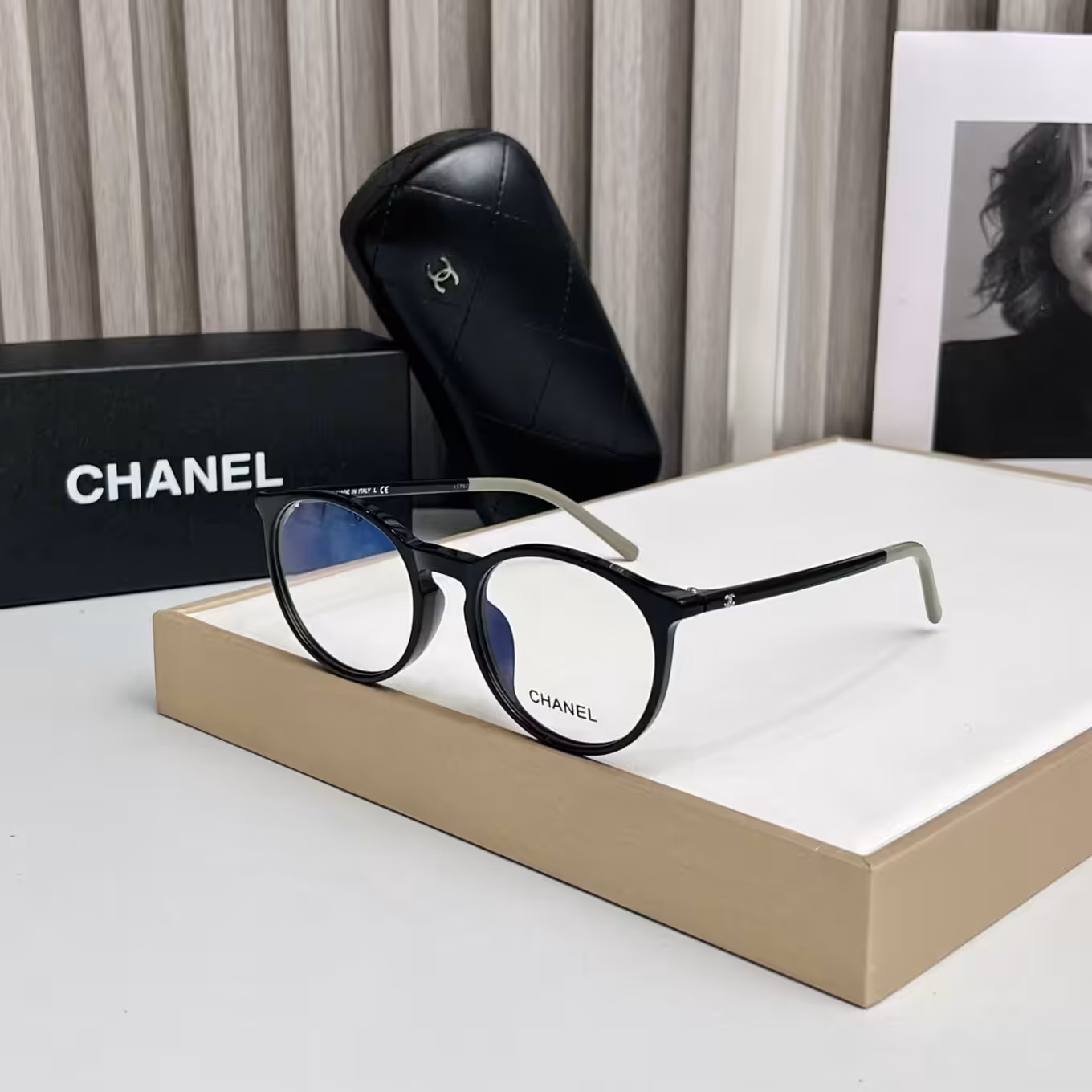 Chanel Round Frame Womens Premium Eyeglasses