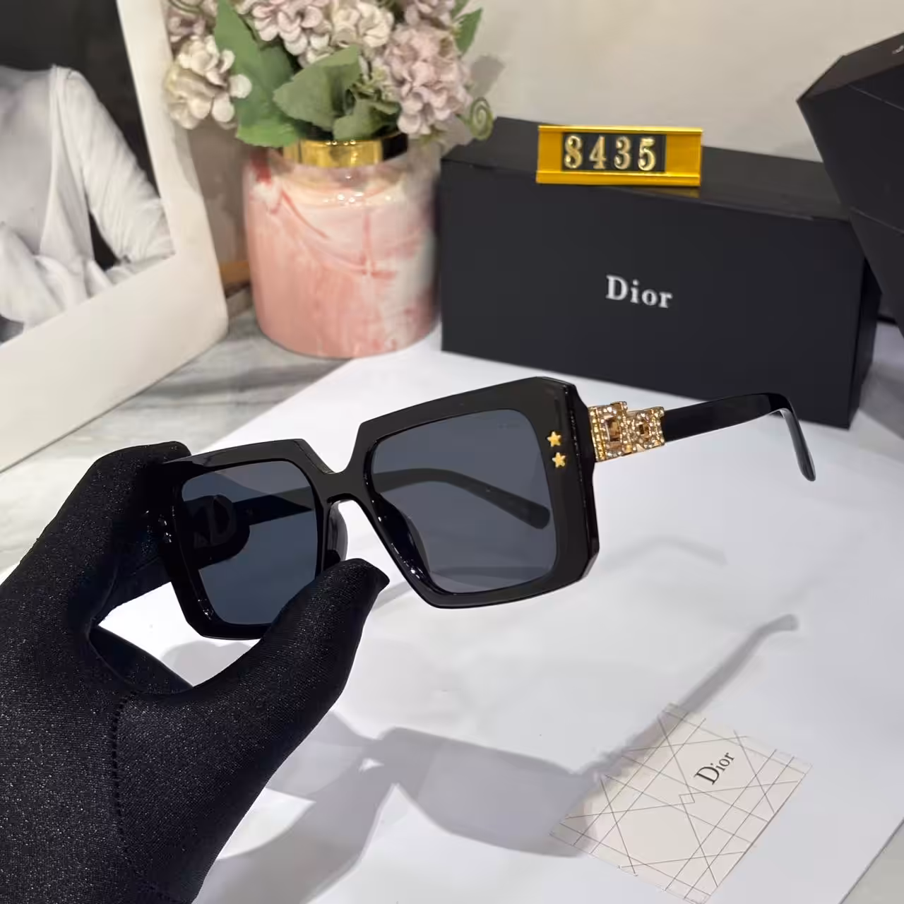 Dior Square CD Square Black Tint Women’s Sunglass