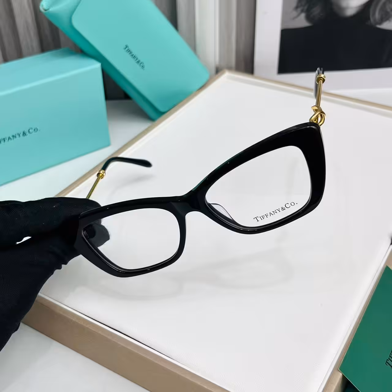 Tiffany & Co Cateye Black Frame Womens Premium Optical Frames