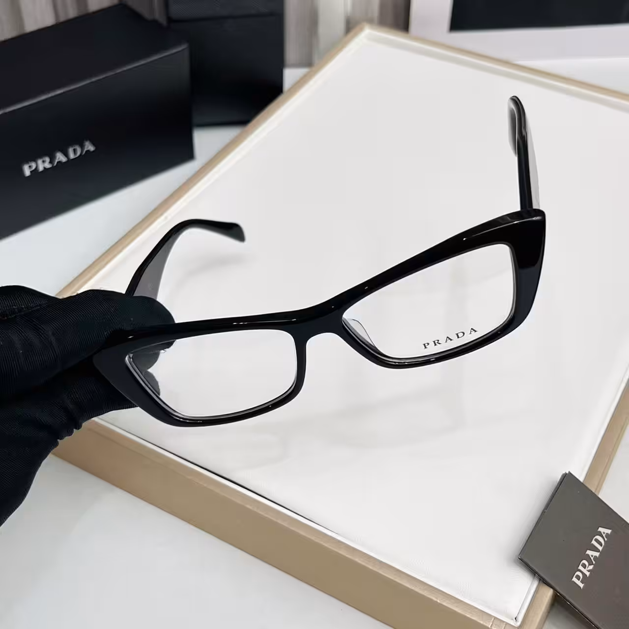 Prada CatEye Black Frame Womens Premium Optical Frame