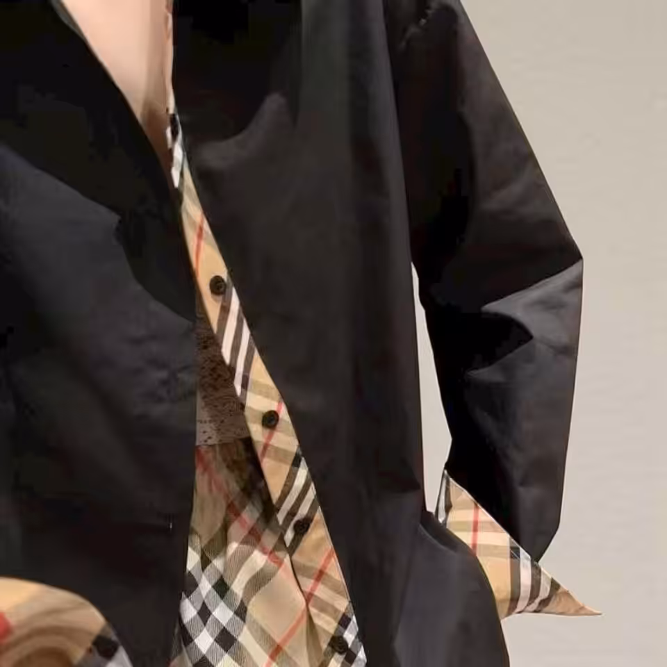 Burberry Black Oversized Shirt