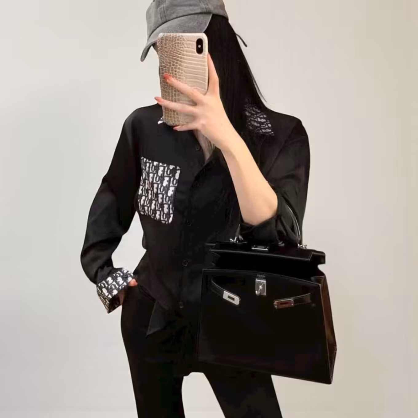 Christian Dior Black Oversized Shirt