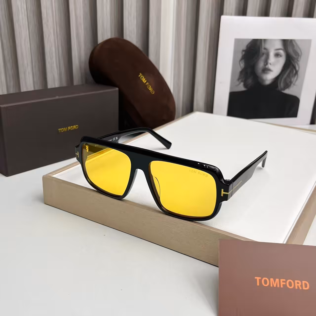 WhatsApp Image 2025-11-13 at 7.09.40 PM Tom Ford Black Yellow Shield Sunglasses