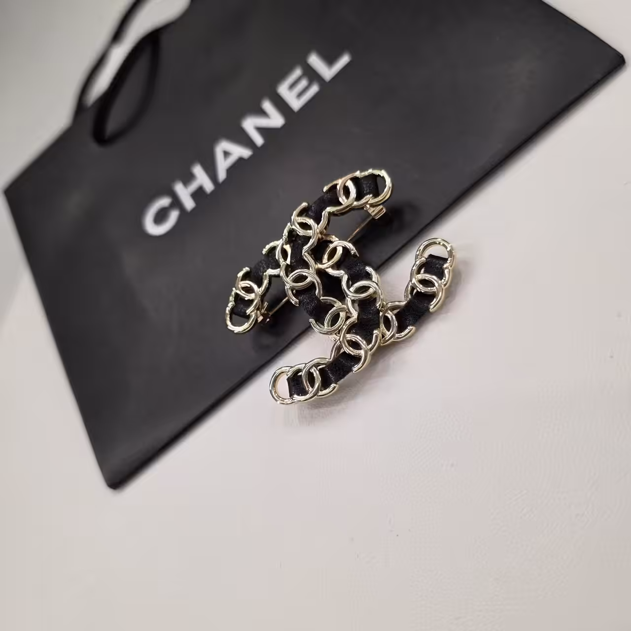 Chanel Chain Link Brooch