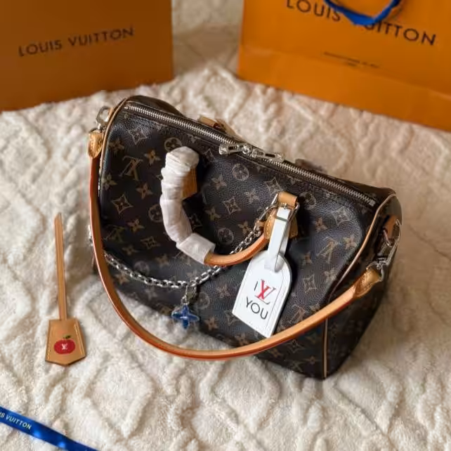 Louis Vuitton Soft 30 Monogram Premium Speedy Bag (With Double Box Packaging )