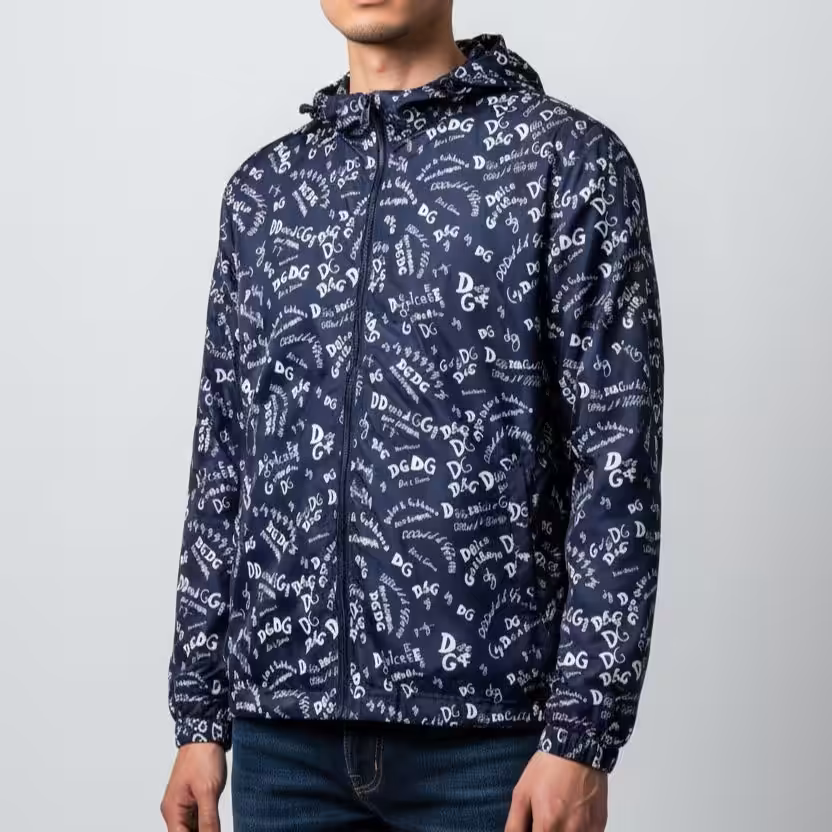 D&G Graphic Wind Cheater Jacket