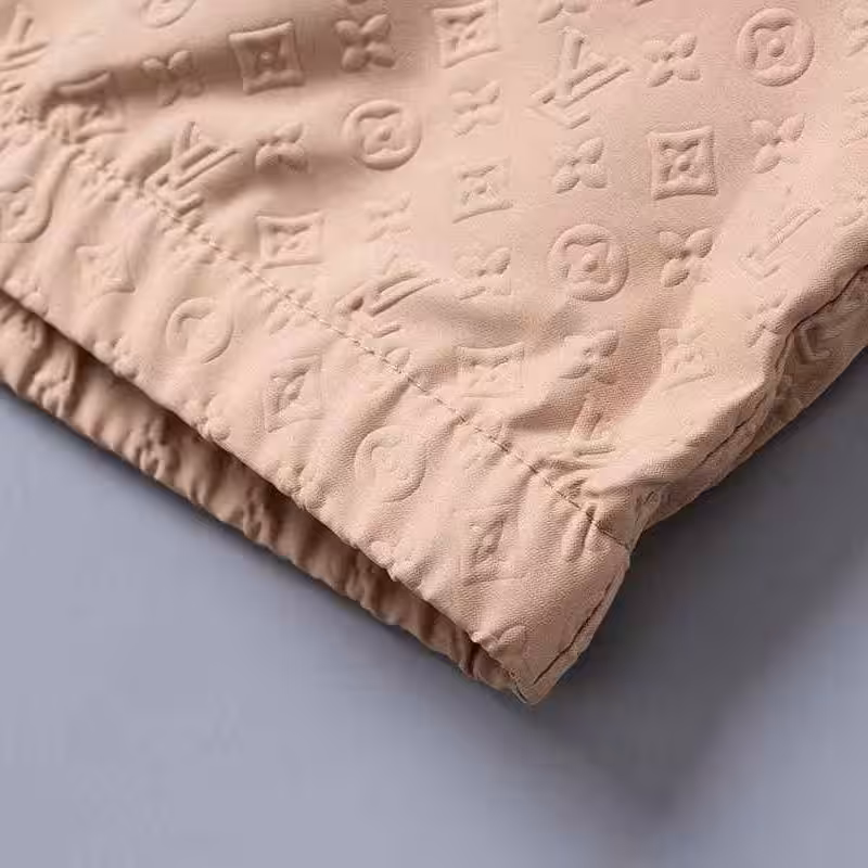 Louis Vuitton Embossed Khaki Wind Cheater Jacket