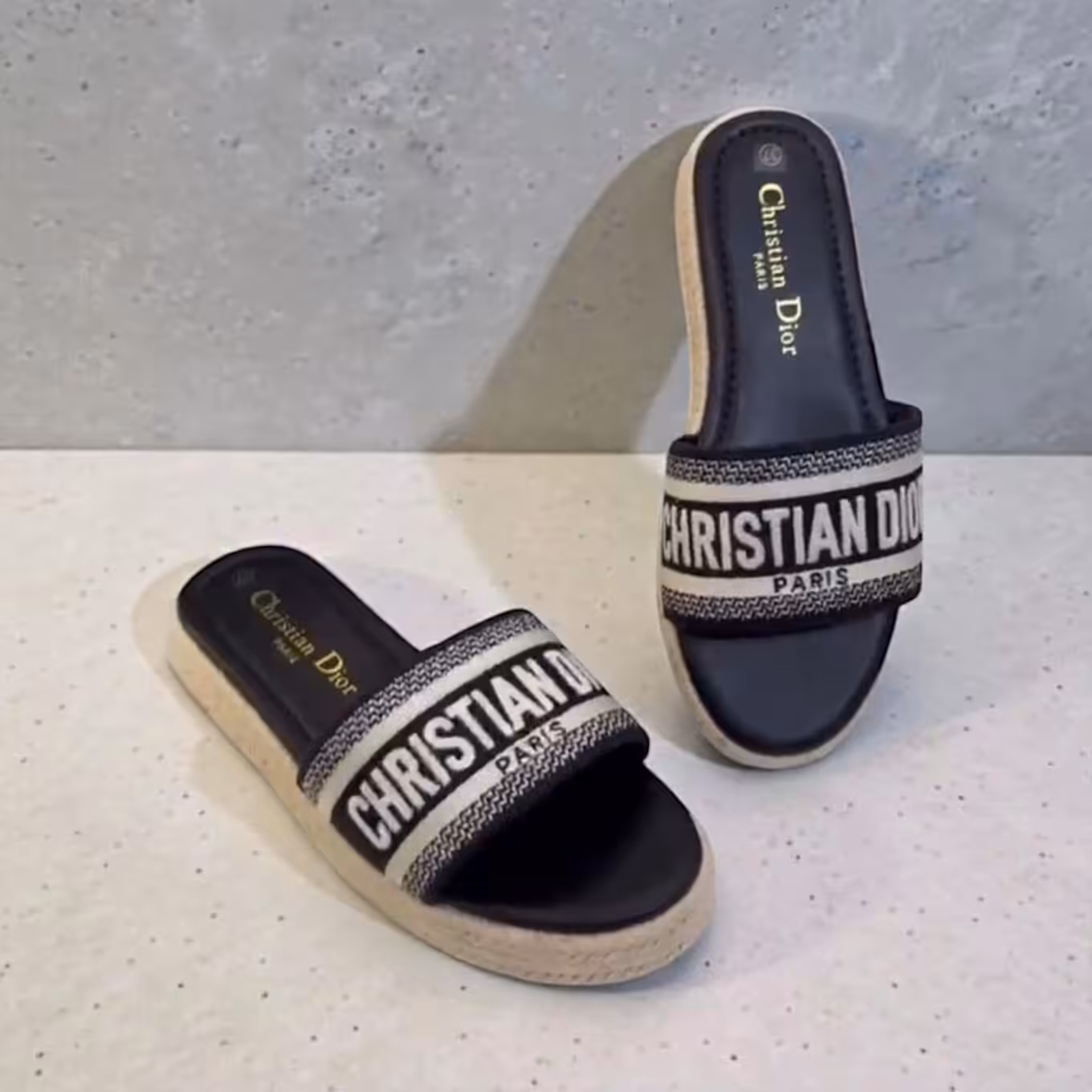 WhatsApp Image 2026-01-06 at 1.55.13 PM Christian Dior Dway Black Platform Slide
