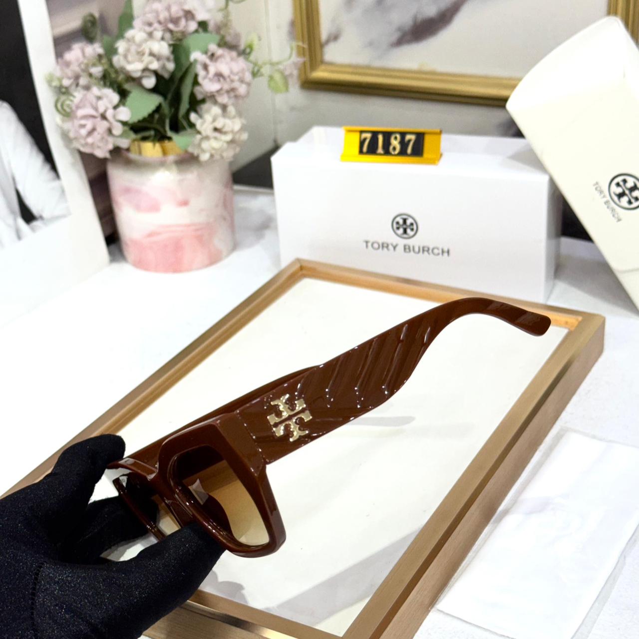 WhatsApp Image 2026-01-09 at 6.31.00 PM (1) Tory Burch Tortoiseshell Square Brown Women Sunglasses