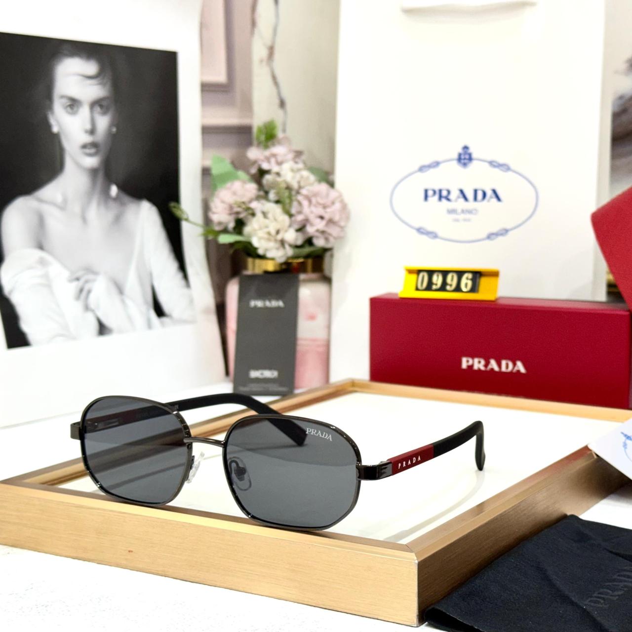WhatsApp Image 2026-01-09 at 7.38.49 PM Prada Black Square Unisex Sunglasses