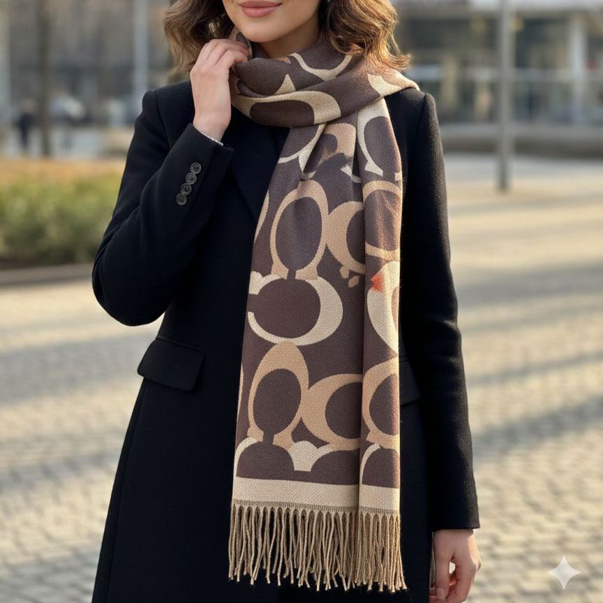 WhatsApp Image 2026-01-09 at 9.06.44 PM Coach Signature Brown Monogram Stole