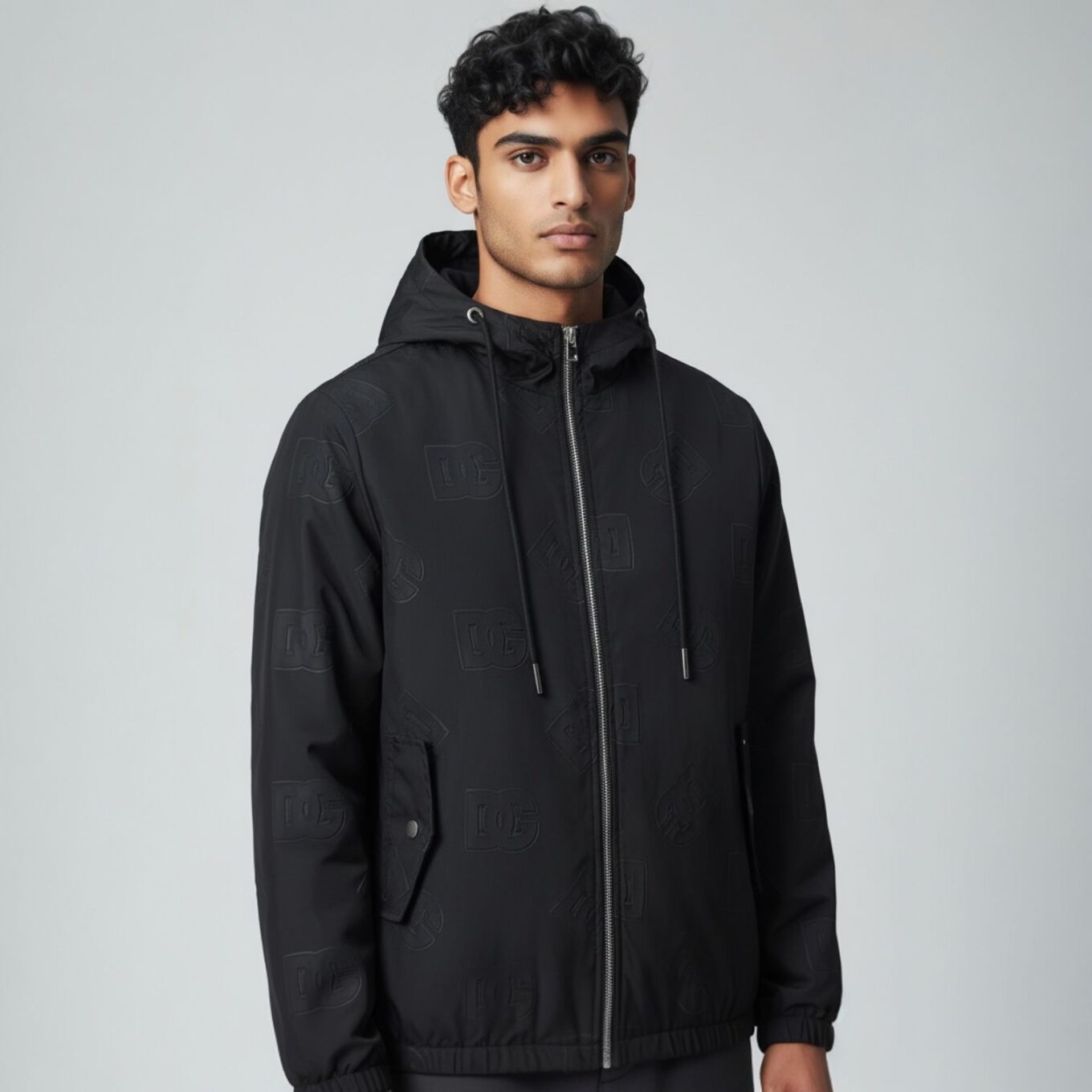D&G Black Wind Cheater Jacket