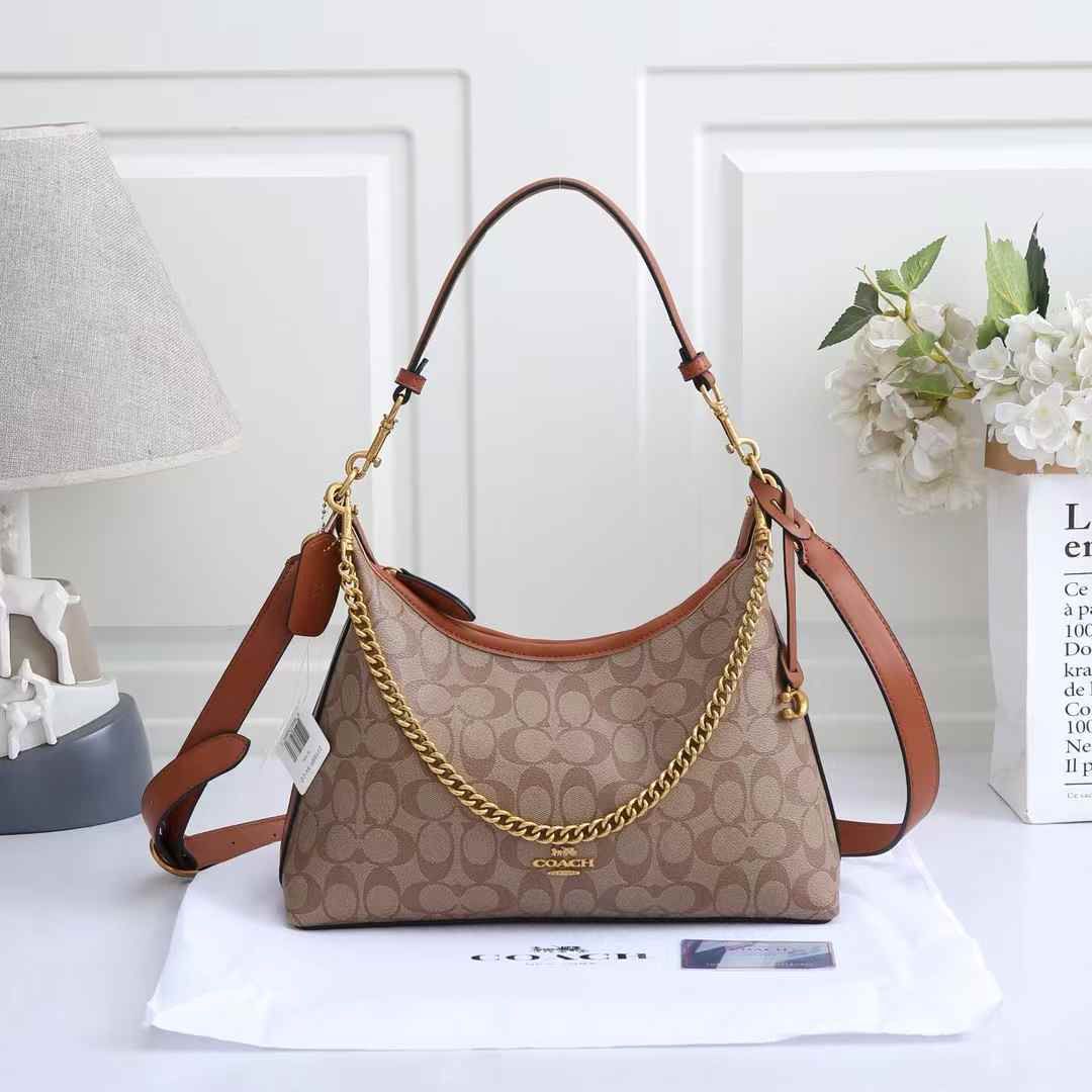 Coach Juliet 25 Apricot Brown Color Hobo Bag