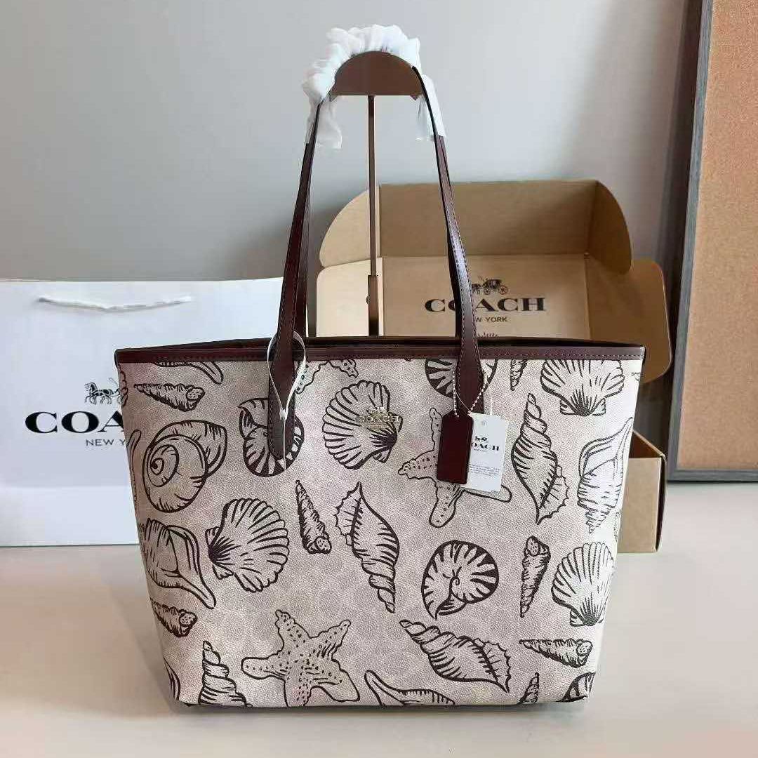 Coach Mollie Shell Tote Bag