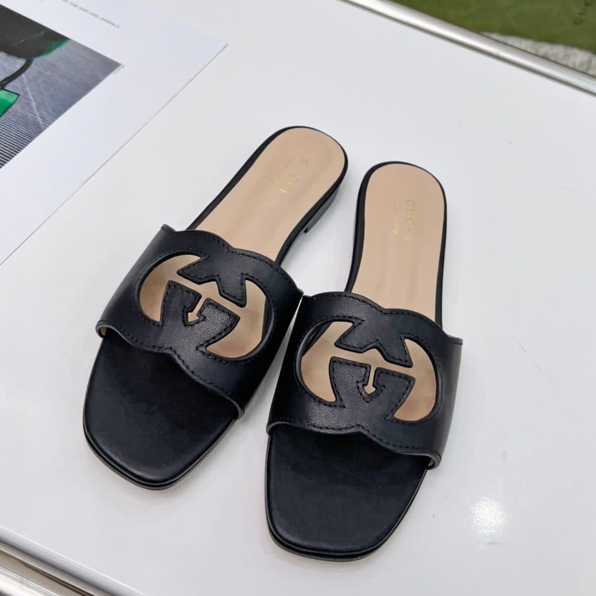 WhatsApp Image 2026-01-23 at 5.25.01 PM Gucci Interlocking G Black Slide