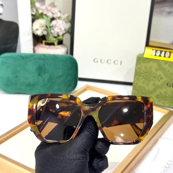 Gucci Square Brown Sunglass For Women