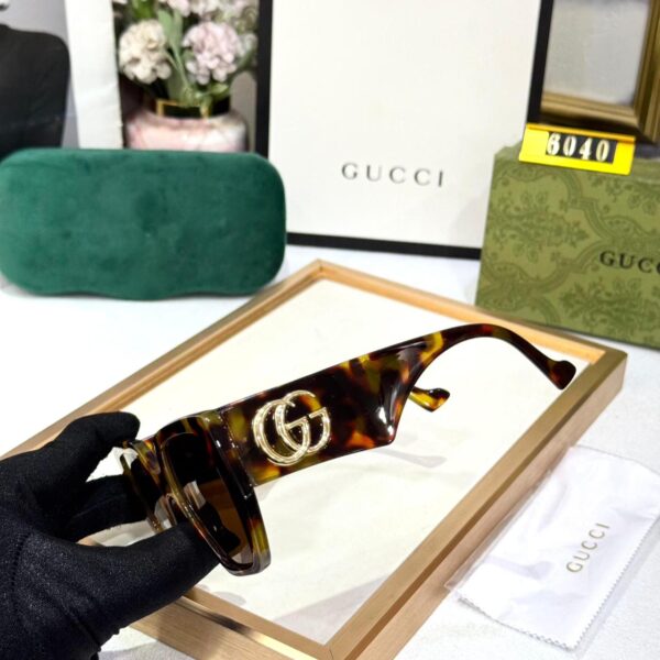 Gucci Square Brown Sunglass For Women