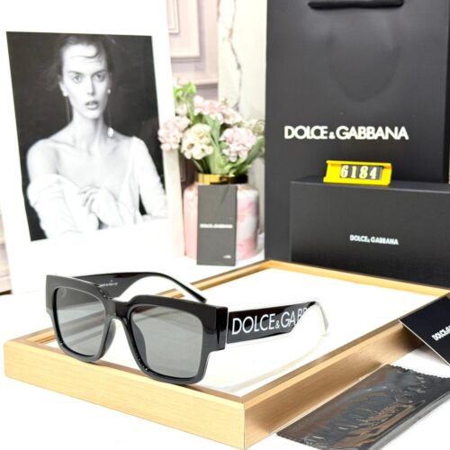 D&G Black Unisex Sunglass