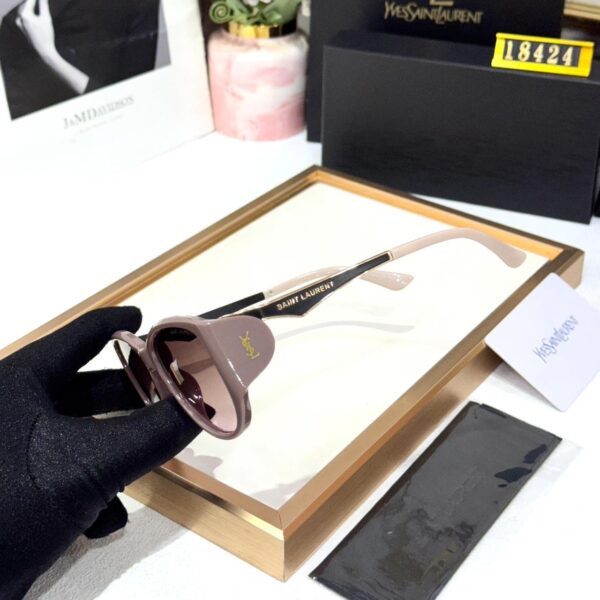 Ysl Cream Sunglass For Women