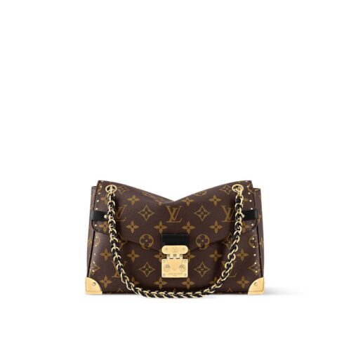 Louis Vuitton Trunkie Coffee Premium Sling Bag (With Box Double Box Packaging)