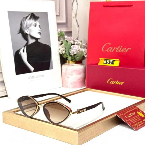 Cartier Brown Sunglass For Women