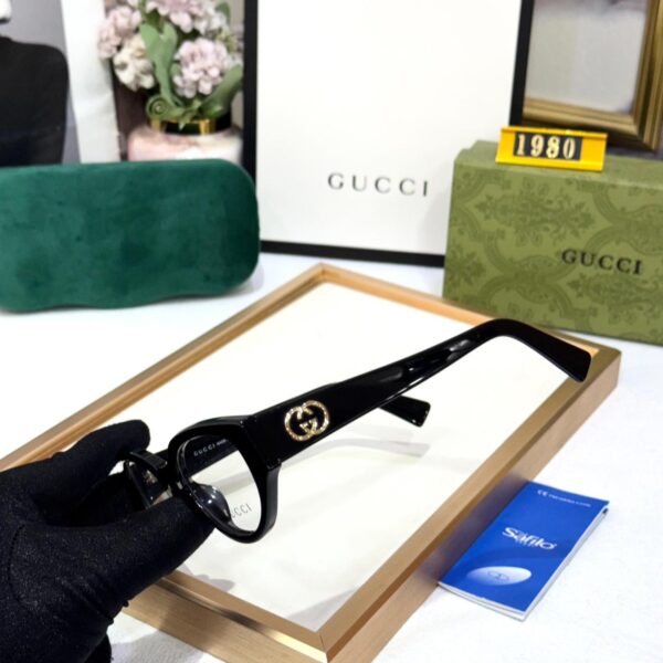 Gucci Black Cat-Eye Optical Eyeglasses for Women