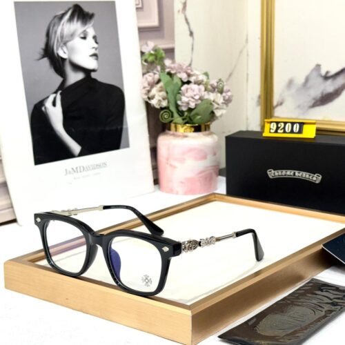 Chromeheart Black Optical Unisex Eyeglasses