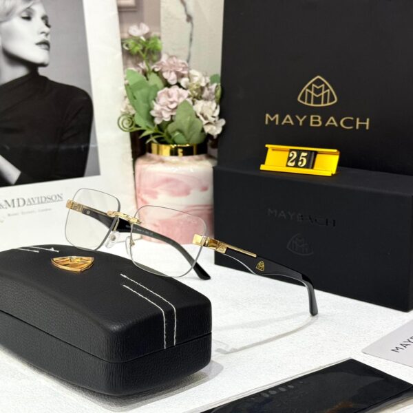 Maybach Black Frameless Optical Eyeglasses for Men