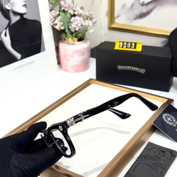 WhatsApp Image 2026-02-12 at 5.13.28 PM (1) Chromeheart Black Silver Optical Unisex Eyeglasses
