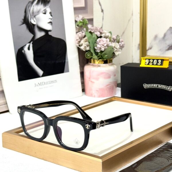 WhatsApp Image 2026-02-12 at 5.13.28 PM Chromeheart Black Silver Optical Unisex Eyeglasses