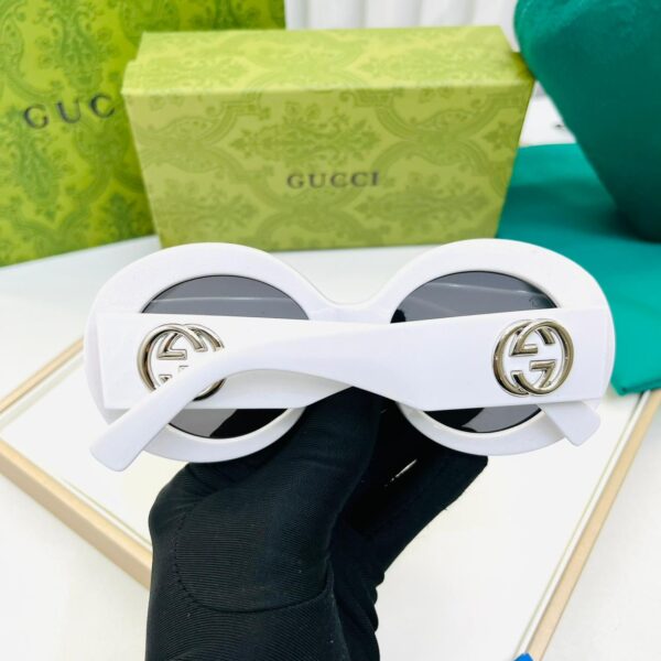 WhatsApp Image 2026-02-13 at 13.20.01 Gucci Round White Black Sunglass For Women