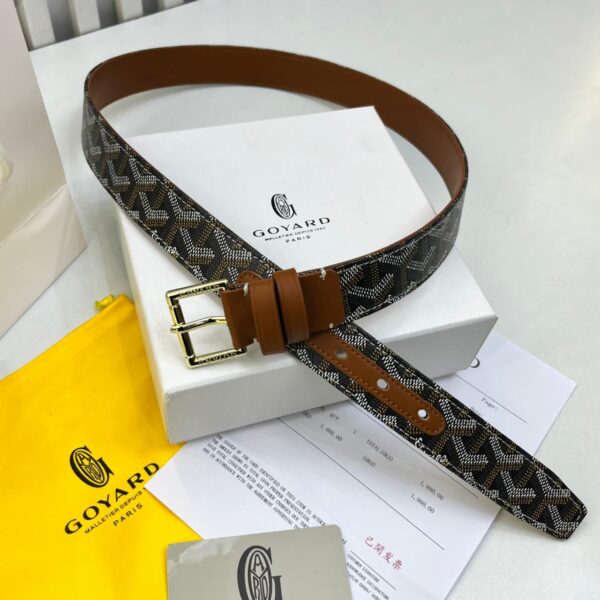 WhatsApp Image 2026-02-14 at 4.32.16 PM Goyard Paris Signature Brown Women's belt
